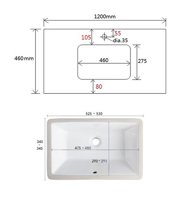 SALE - Max White - Freestanding Vanity 750/900/1200mm [44-BC-FSW]