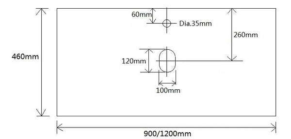 SALE - Max White - Freestanding Vanity 750/900/1200mm [44-BC-FSW]