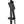 Winne Square Shower Station IN Chrome/Matte Black Finish