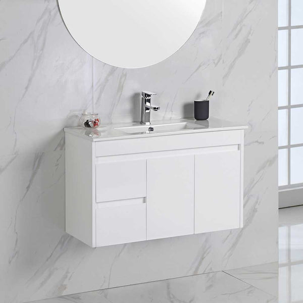 39 - Slimline Wall Hung Vanity in Multiple Sizes
