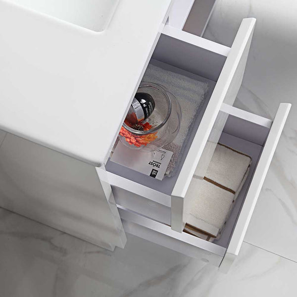 39 - Slimline Wall Hung Vanity in Multiple Sizes