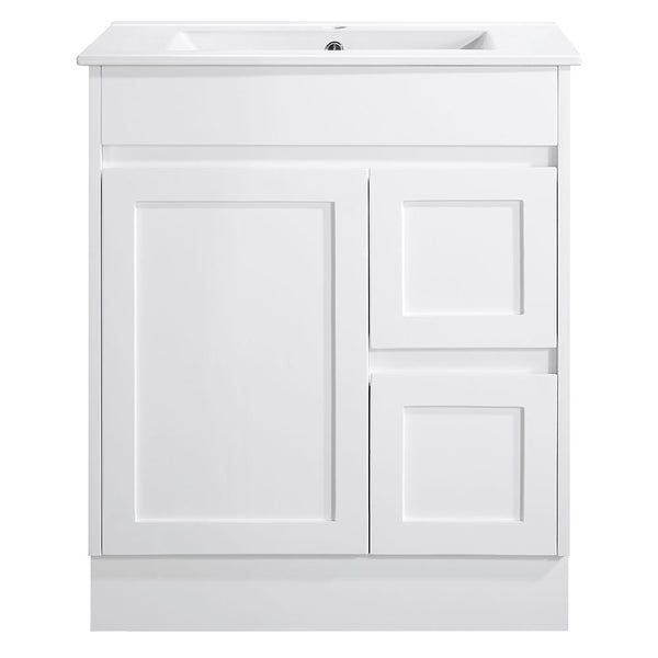 Quinn - MATTE White Hamptons Style Freestanding Vanity 600-1800mm [20-SK76-WM]