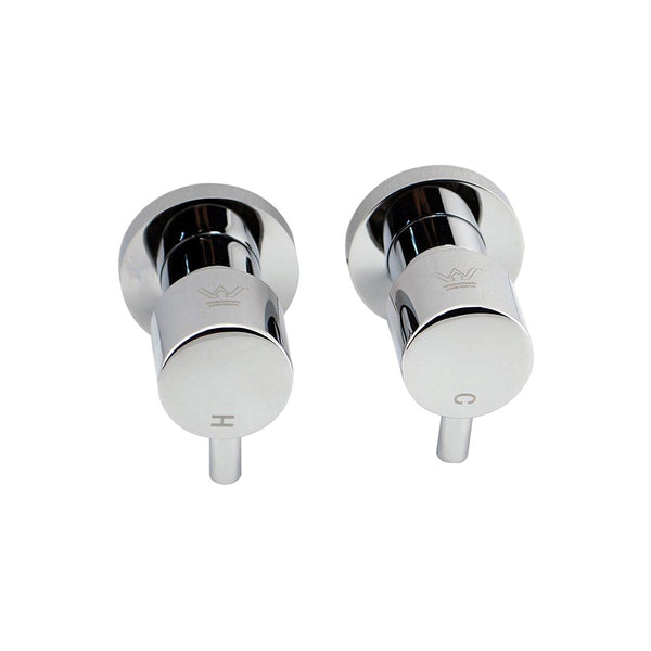 LUCID PIN - Round Shower Wall Taps [42-0007.ST]