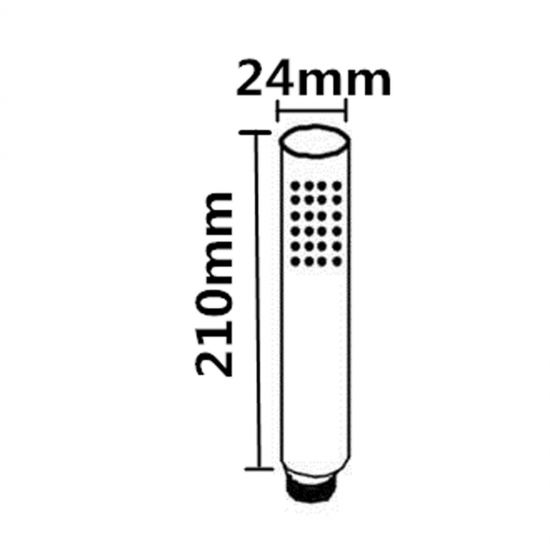 Round Hand Held Shower Hand Held Sprayer Head [42-R2.HHS]
